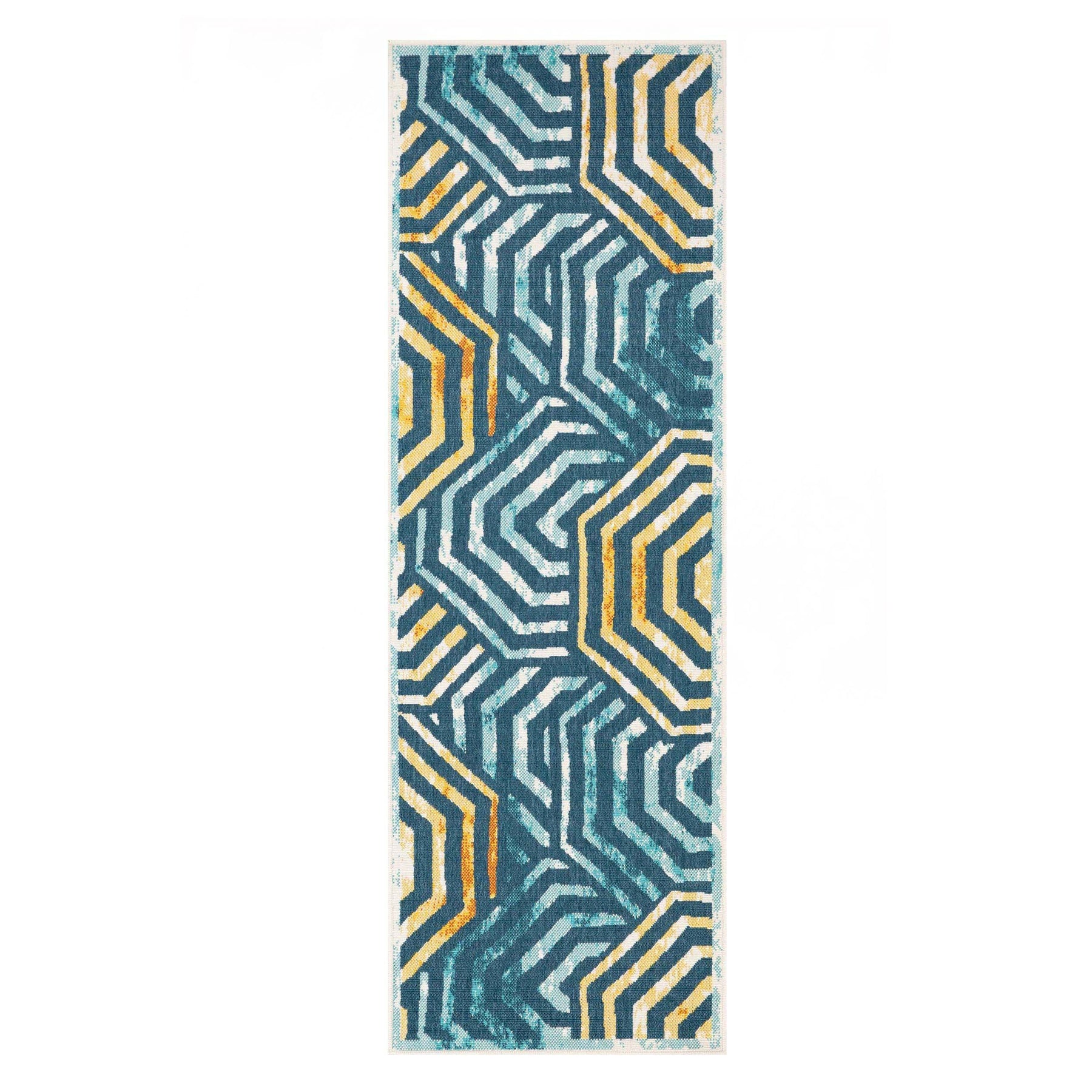 Waimea Modern Geometric Coastal Indoor Outdoor Area Rug - Rugs by Superior - Superior 