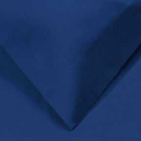 1200 Thread Count Egyptian Solid Cotton Duvet Cover Set - NavyBlue