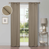 Modern Shimmer Washable Room Darkening Blackout Curtains, Set of 2 - Blackout Curtains by Superior