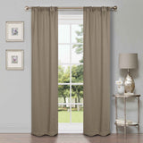 Modern Shimmer Washable Room Darkening Blackout Curtains, Set of 2 - Blackout Curtains by Superior