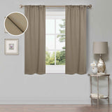 Modern Shimmer Washable Room Darkening Blackout Curtains, Set of 2 - Blackout Curtains by Superior