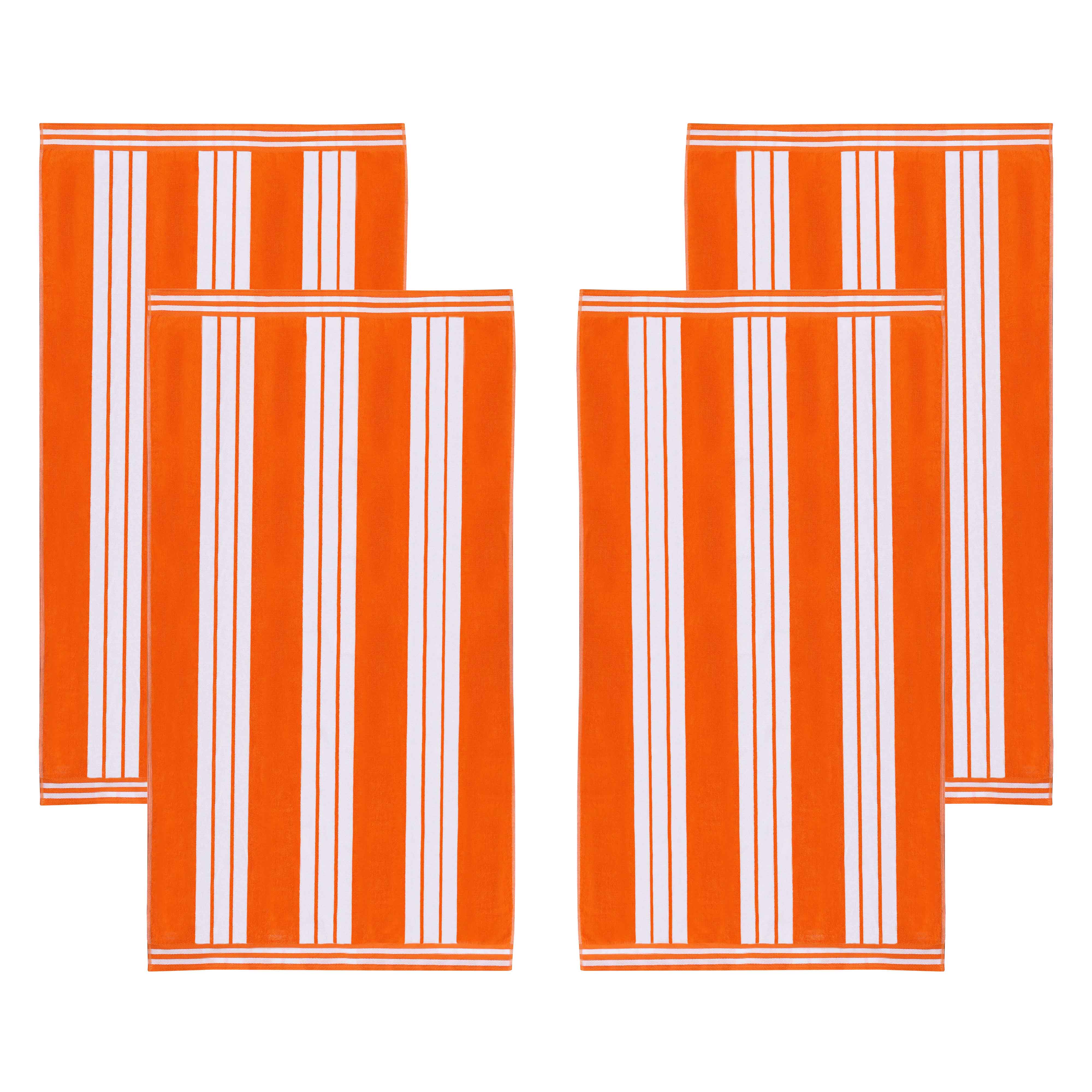 Striped Extra Large Oversized Absorbent Quick Dry Cotton Beach Towel - Beach Towel by Superior