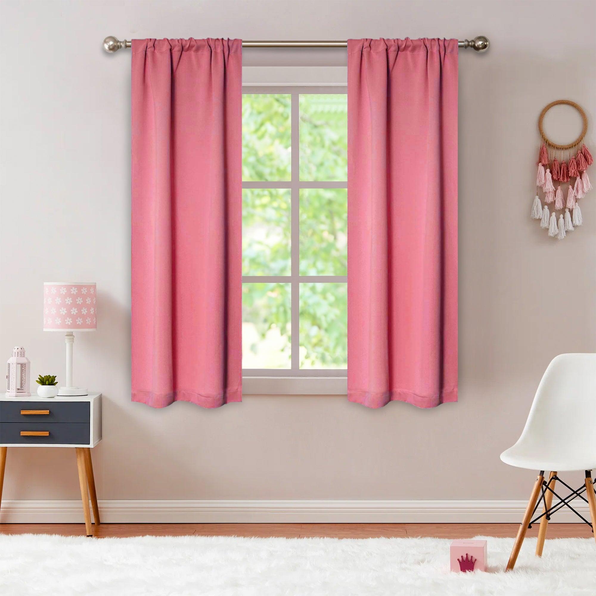 Solid Machine Washable Room Darkening Blackout Curtains, Set of 2 - Blackout Curtains by Superior