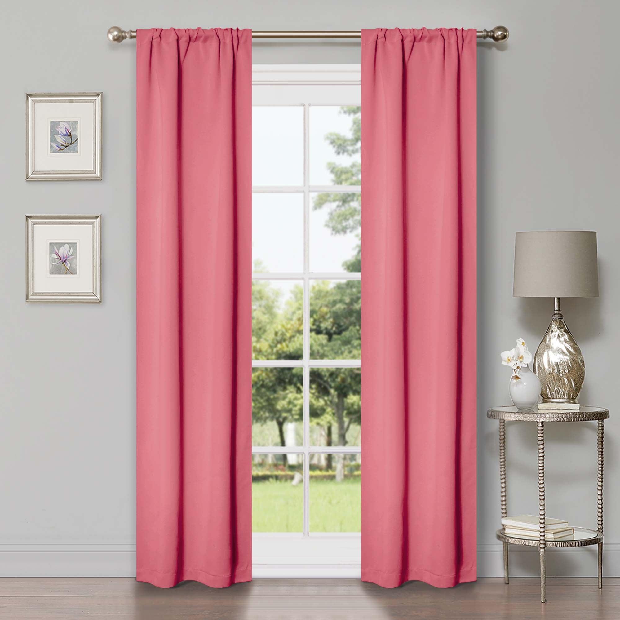 Solid Machine Washable Room Darkening Blackout Curtains, Set of 2 - Blackout Curtains by Superior