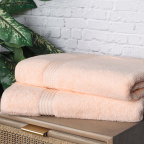 Heritage Egyptian Cotton Plush Absorbent Luxury Bath Sheet Set of 2