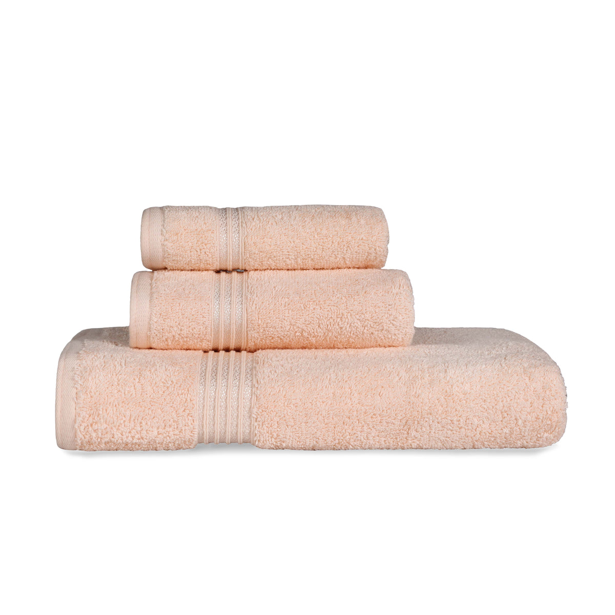 Heritage Egyptian Cotton Plush 3 Piece Absorbent Luxury Towel Set