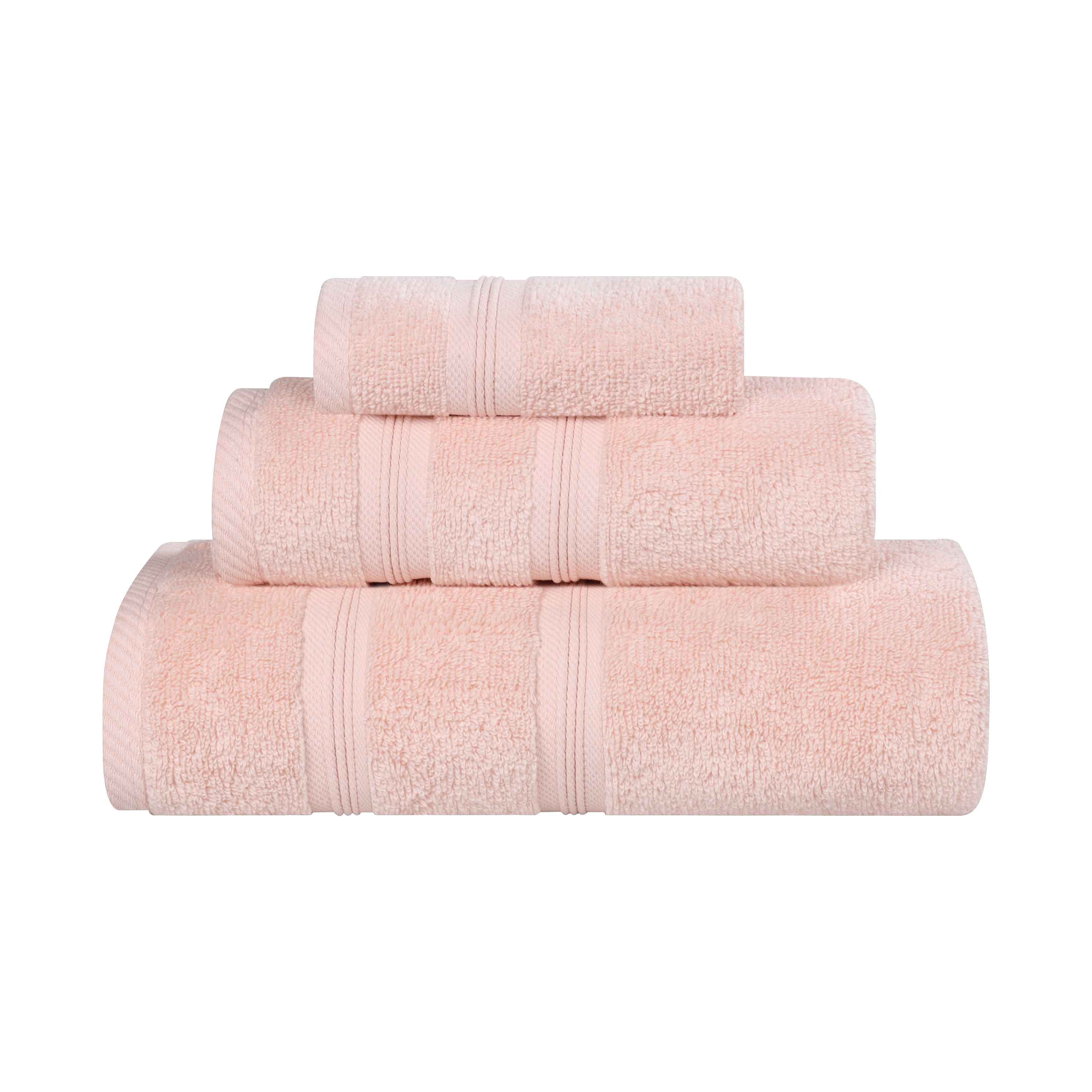 Smart Dry Zero Twist Cotton Medium Weight 3 Piece Assorted Towel Set - Towel Set by Superior