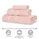 Smart Dry Zero Twist Cotton Medium Weight 6 Piece Assorted Towel Set - Towel Set by Superior