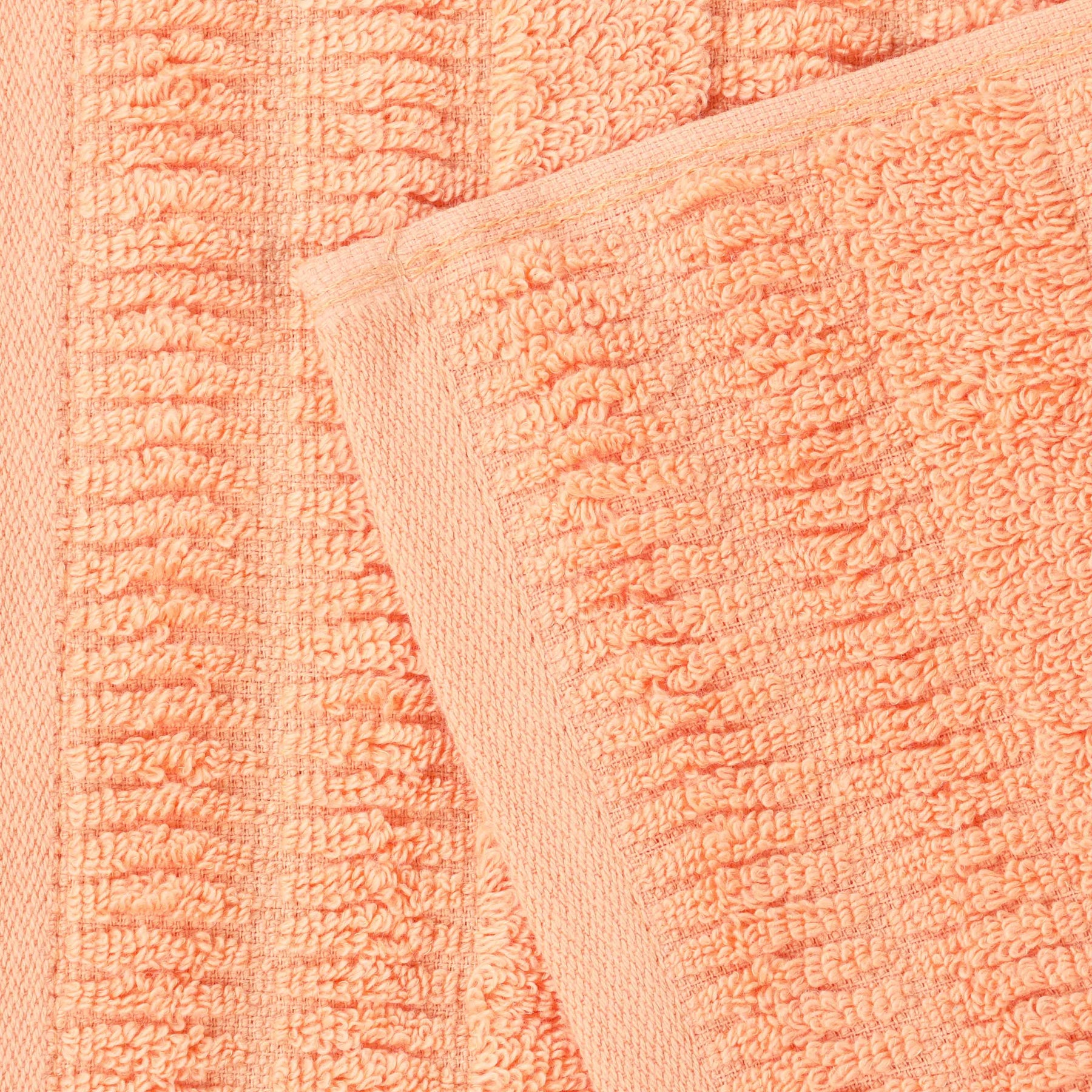 Mika Smart Twist Cotton Solid Textured Ribbed 9 Piece Towel Set