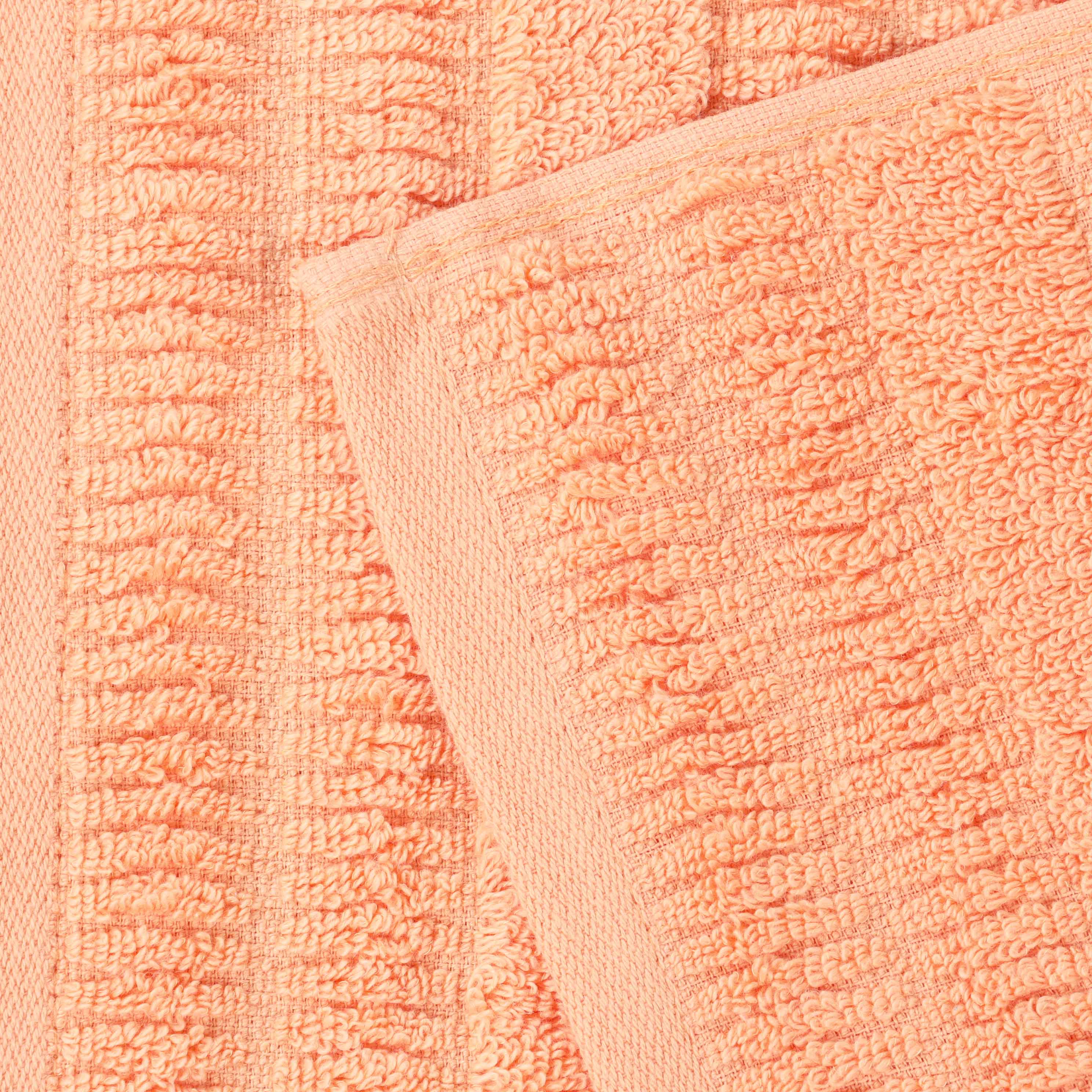 Mika Smart Twist Cotton Solid Textured Ribbed 3 Piece Towel Set - Towel Set by Superior