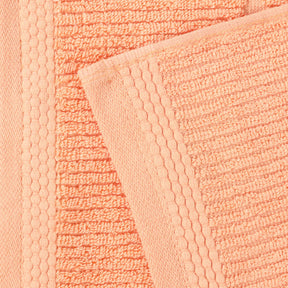 Milo Smart Twist Cotton Solid Ribbed 3 Piece Towel Set