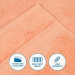 Chevron Zero Twist Solid and Jacquard Soft Cotton Bath Sheet Set of 2 - Bath Sheet by Superior