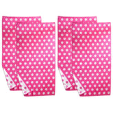 Polka Dot Cotton Oversized 4 Piece Beach Towel Set - Beach Towel by Superior - Superior 