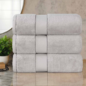 Niles Egyptian Giza Cotton Plush Thick Absorbent Bath Towel Set of 3