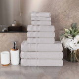 Hays Cotton Medium Weight 9 Piece Assorted Bathroom Towel Set - Towel Set by Superior