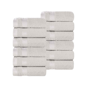 Hays Cotton Medium Weight Soft Face Towel Washcloth Set of 12