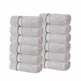 Niles Egyptian Giza Cotton Plush Heavyweight Soft 12 Piece Towel Set - Towel Set by Superior