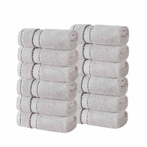 Niles Egyptian Giza Cotton Plush Heavyweight Soft 12 Piece Towel Set