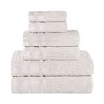 Hays Cotton Medium Weight 6 Piece Assorted Bathroom Towel Set - Towel Set by Superior