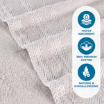 Hays Cotton Medium Weight 6 Piece Assorted Bathroom Towel Set - Towel Set by Superior