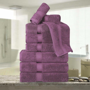 Madison Egyptian Cotton Pile Plush Heavyweight 9 Piece Towel Set