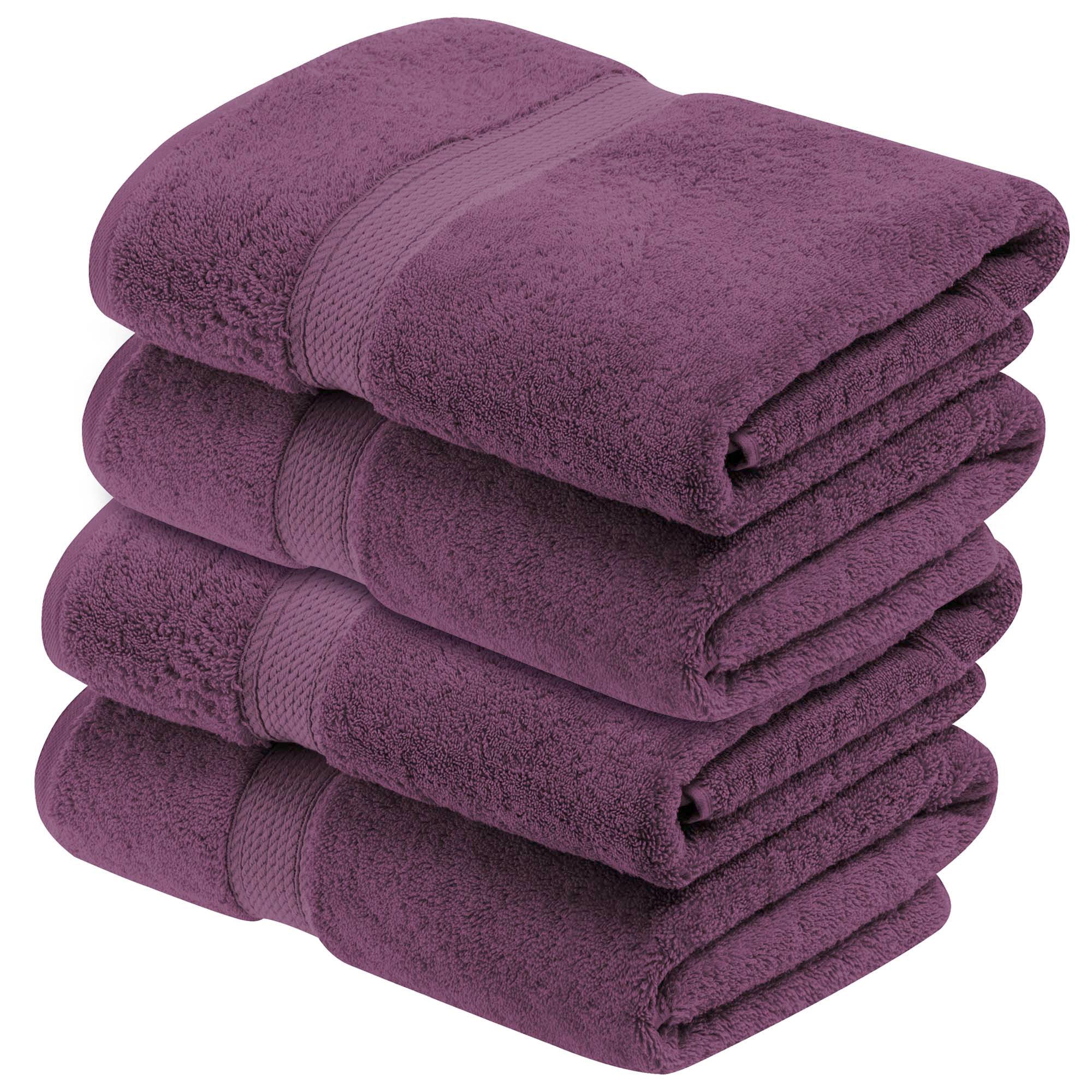 Madison Egyptian Cotton Pile Heavyweight 4 Piece Bath Towel Set - Bath Towel by Superior