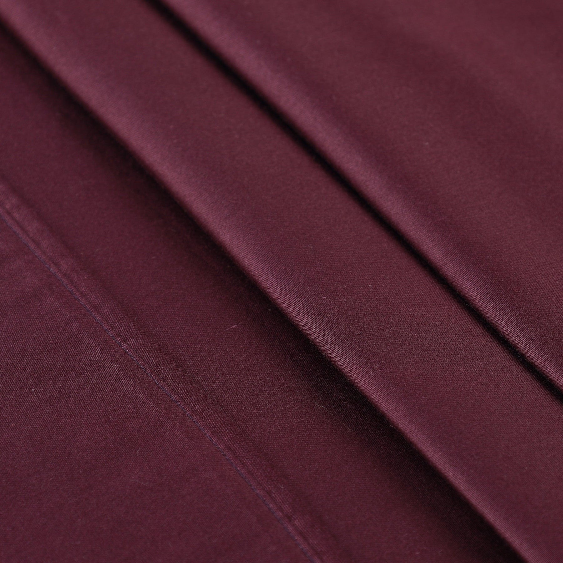 Egyptian Cotton 300 Thread Count Solid Deep Pocket Bed Sheet Set - Plum