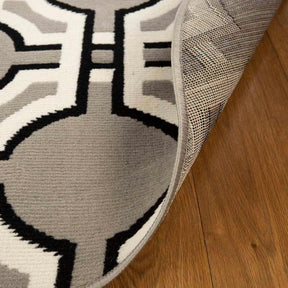 Pritchard Geometric Trellis Indoor Area Rugs or Runner Rug - Gray