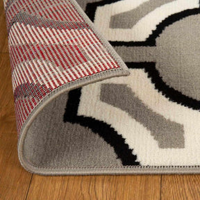 Pritchard Geometric Trellis Indoor Area Rugs or Runner Rug - Gray