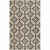 Pritchard Geometric Trellis Indoor Area Rugs or Runner Rug - Gray