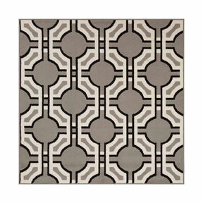 Pritchard Geometric Trellis Indoor Area Rugs or Runner Rug - Gray