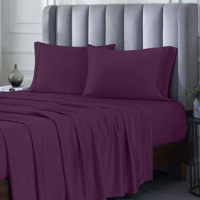 Rayon From Bamboo 300 Thread Count Solid Deep Pocket Sheet Set