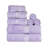 Madison Egyptian Cotton Pile Plush Heavyweight 8 Piece Towel Set - Towel Set by Superior