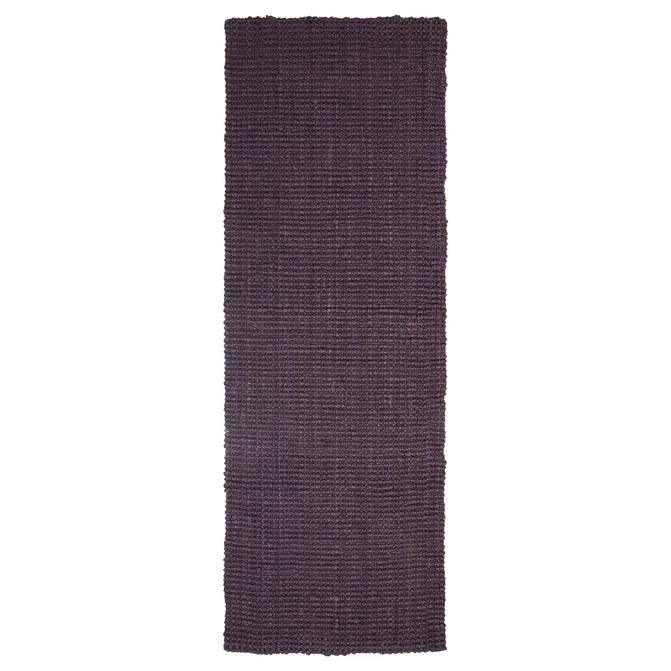 Kula Braided Jute Reversible Indoor Area Rugs Or Runner Rug - Purple