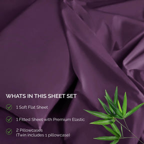 Rayon From Bamboo 300 Thread Count Solid Deep Pocket Sheet Set