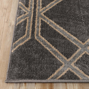 Abner Modern Geometric Diamond Indoor Area Rug or Runner Rug - Rugs by Superior - Superior 