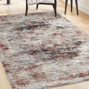 Canary Vintage Medallion Machine Washable Indoor Area Rug or Runner - Rugs by Superior - Superior 