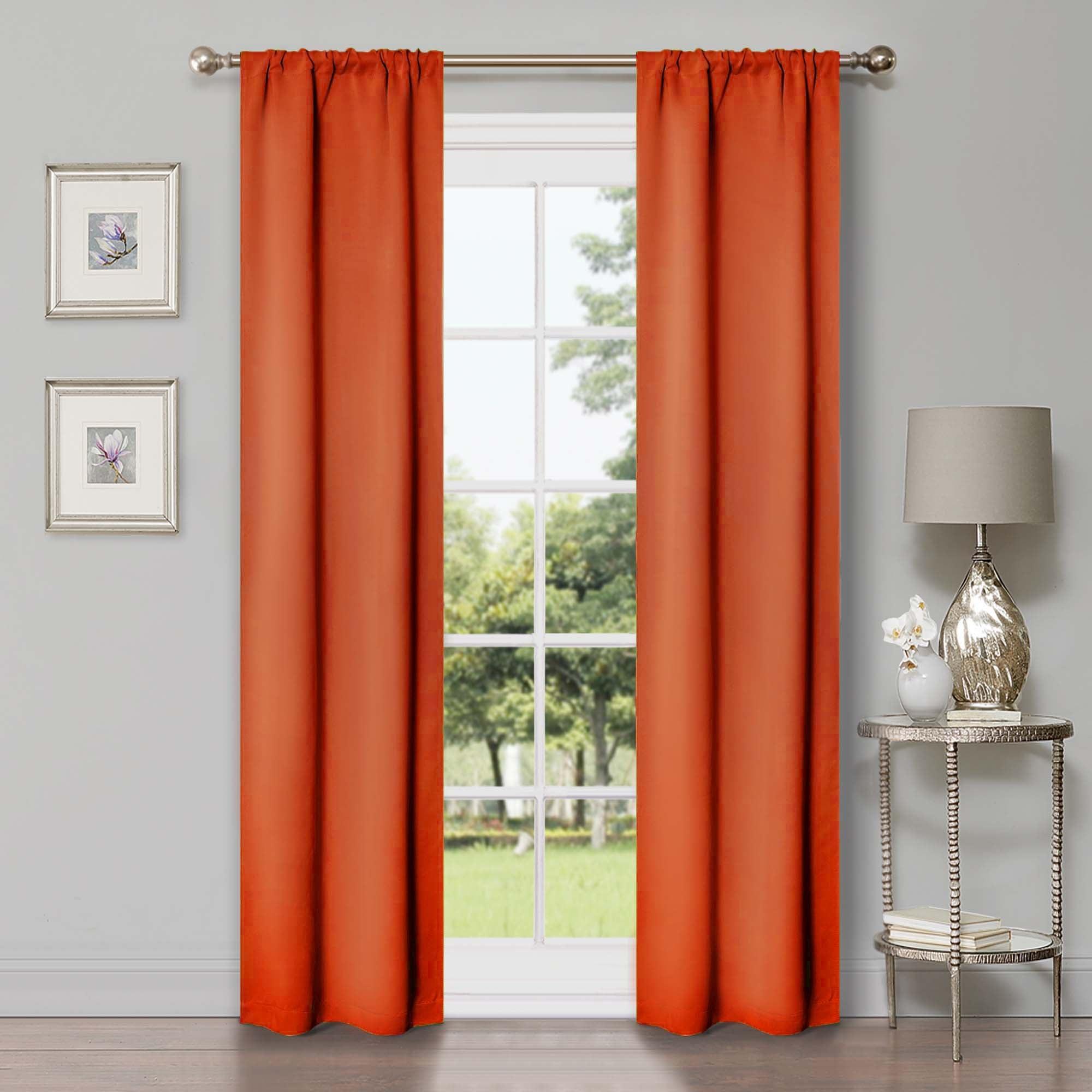 Solid Machine Washable Room Darkening Blackout Curtains, Set of 2 - Blackout Curtains by Superior