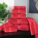 Madison Egyptian Cotton Pile Plush Heavyweight 8 Piece Towel Set - Towel Set by Superior