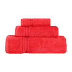 Heritage Egyptian Cotton Plush 3 Piece Absorbent Luxury Towel Set - Towel Set by Superior