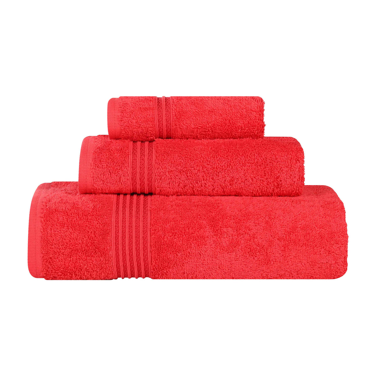 Heritage Egyptian Cotton Plush 3 Piece Absorbent Luxury Towel Set