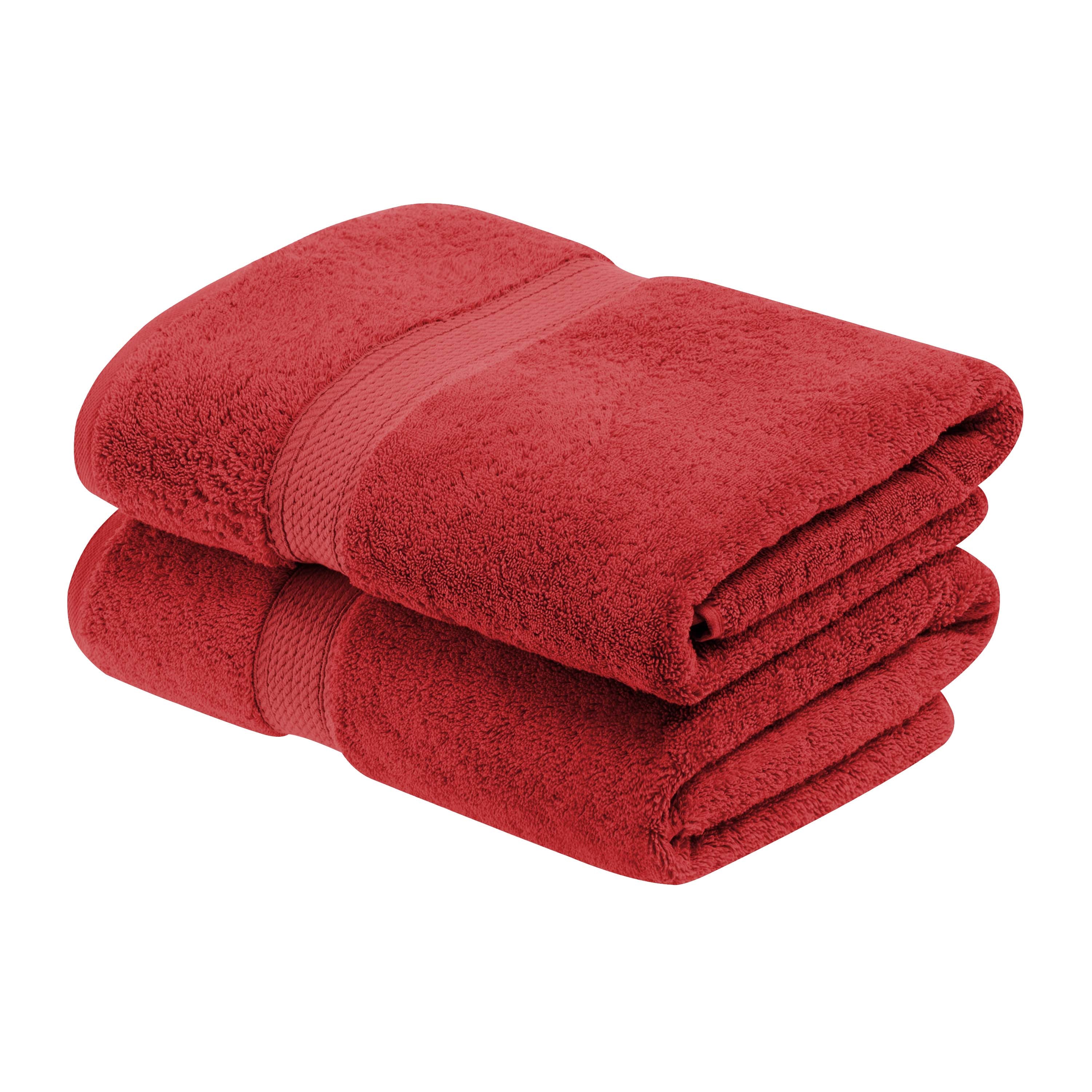 Madison Egyptian Cotton Pile Heavyweight 2 Piece Bath Towel Set - Bath Towel by Superior