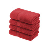 Madison Egyptian Cotton Pile Plush Heavyweight Hand Towel Set of 4 - Hand Towel Set by Superior