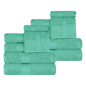 Atlas Cotton Plush Absorbent Heavyweight 12 Piece Assorted Towel Set