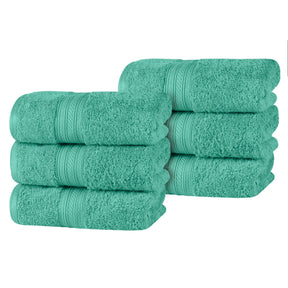 Atlas Cotton Plush Absorbent Heavyweight Luxury Hand Towel Set of 6