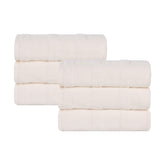 Roma Cotton Ribbed Textured Soft Highly Absorbent Hand Towel Set of 6 - Hand Towel by Superior - Superior 