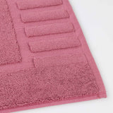 Leo Cotton Solid Modern Absorbent Heavy Washable Bath Mat Set of 2 - Bath Mats by Superior