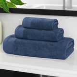 Basketweave Egyptian Cotton Solid 3 Piece Assorted Towel Set - Towel Set by Superior