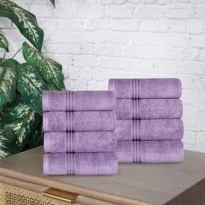 Heritage Egyptian Cotton Plush Luxury Hand Towel Set of 8