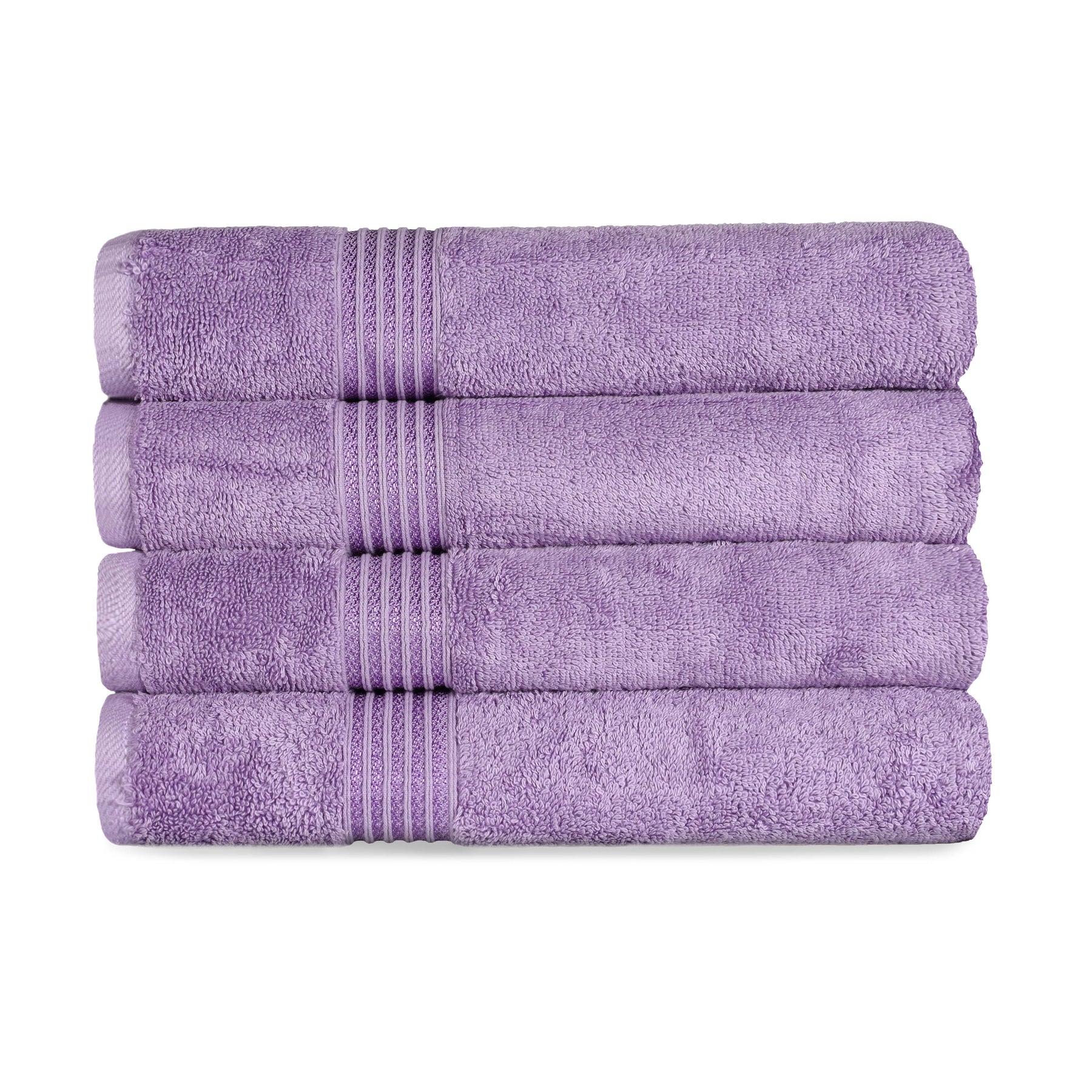 Heritage Egyptian Cotton Plush Absorbent Luxury Bath Towel Set of 4